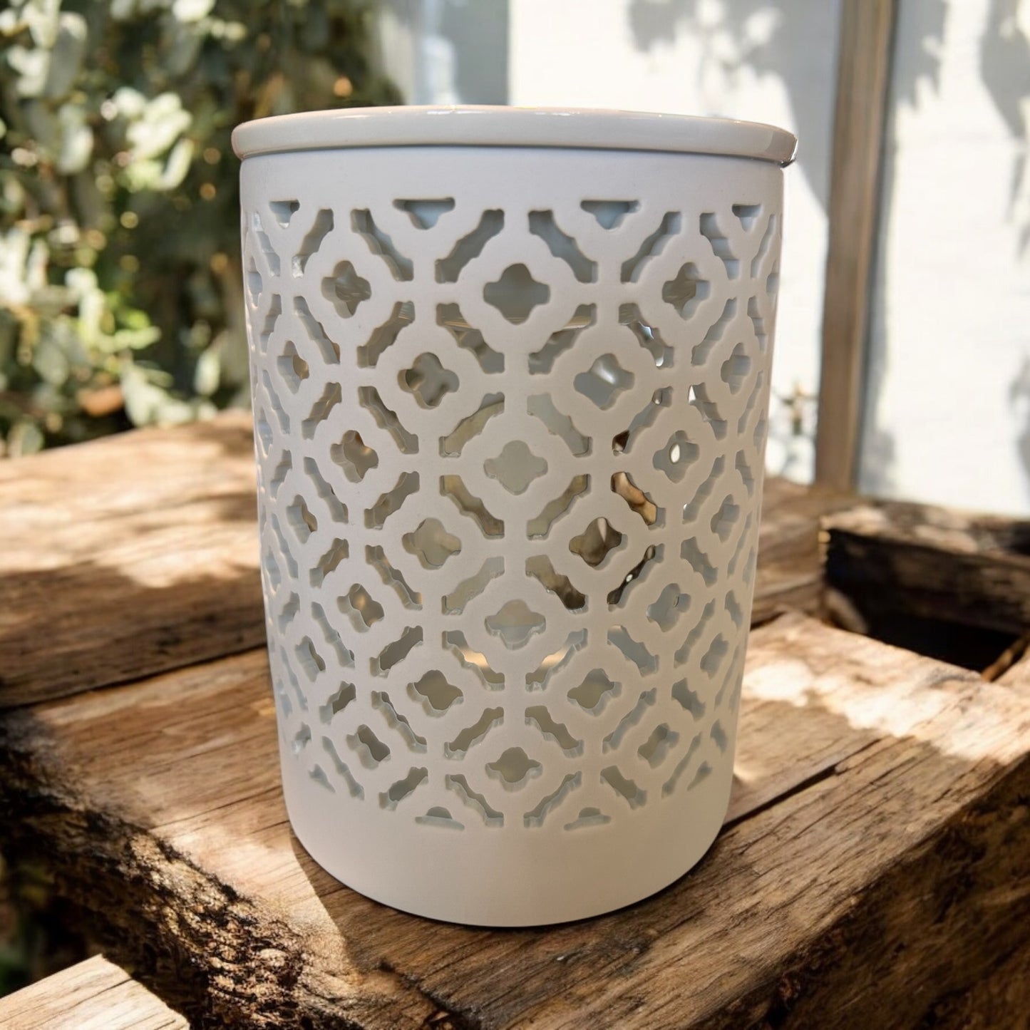 Lattice Pattern - Ceramic Wax Melt Burner